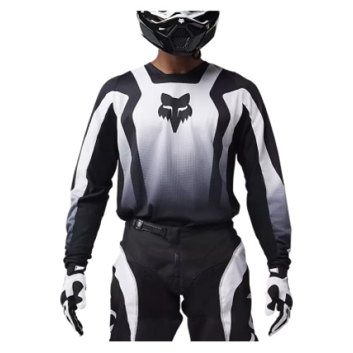 FOX 180 LEAN JERSEY - EXTD SIZES [BLK/WHT]