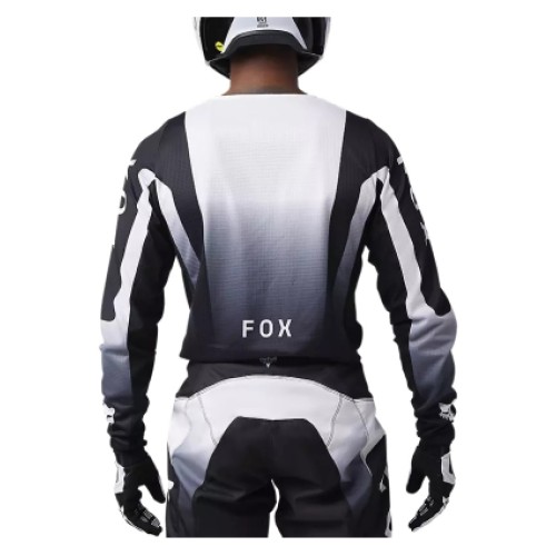 FOX 180 LEAN JERSEY - EXTD SIZES [BLK/WHT]