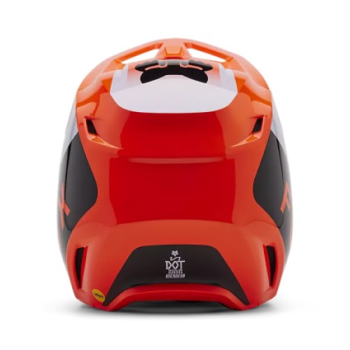 FOX YTH V1 LEAN HELMET [FLO ORG]