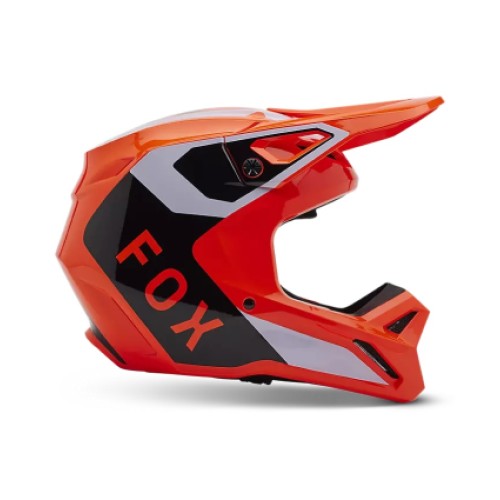 FOX YTH V1 LEAN HELMET [FLO ORG]