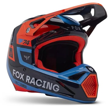 FOX YTH V1 RACE SPEC HELMET [MDNT]