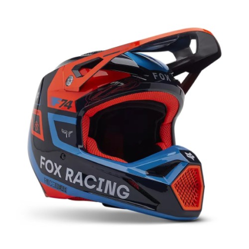 FOX YTH V1 RACE SPEC HELMET [MDNT]