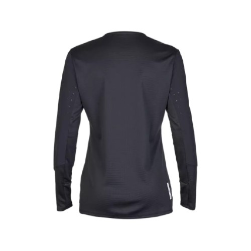 FOX W DEFEND LS JERSEY [BLK]