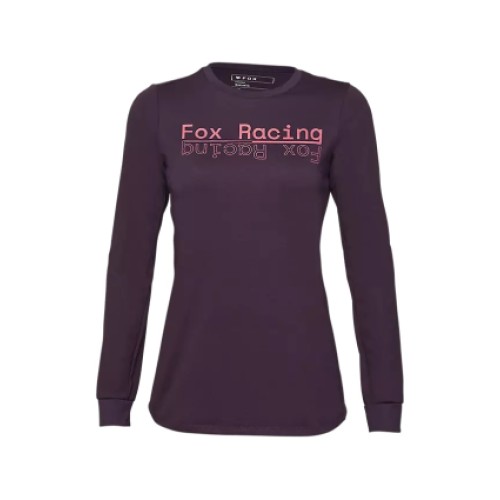 FOX W RANGER DR MD LS JERSEY [DRK PUR]