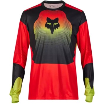 FOX RANGER LS JERSEY REVISE [RD/YLW]