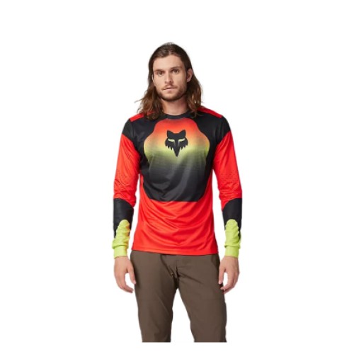 FOX RANGER LS JERSEY REVISE [RD/YLW]