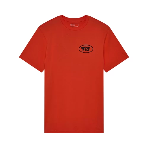 FOX WING SS PREM TEE [BLD ORG]