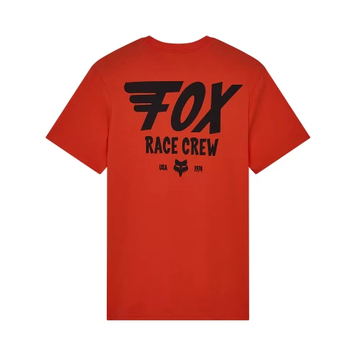 FOX WING SS PREM TEE [BLD ORG]