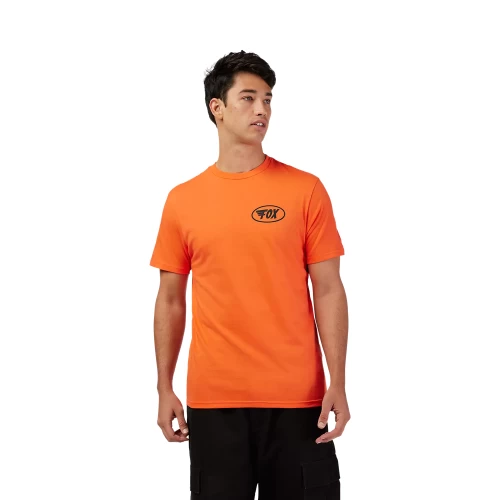 FOX WING SS PREM TEE [BLD ORG]