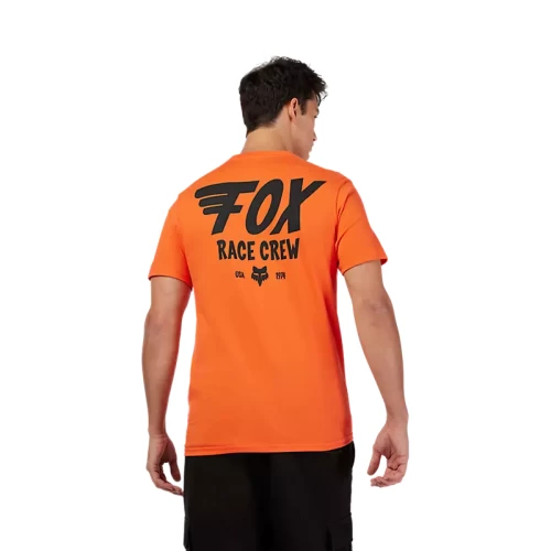 FOX WING SS PREM TEE [BLD ORG]