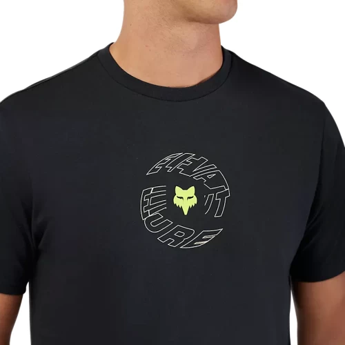 SPIRAL SS PREM TEE [BLK]