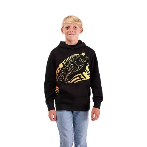 YTH ELEVATED FLEECE PO [BLK]