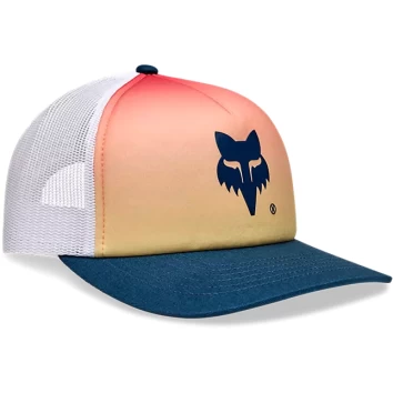 W ELEVATED TRUCKER HAT [BLD ORG]