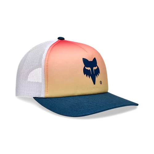 W ELEVATED TRUCKER HAT [BLD ORG]