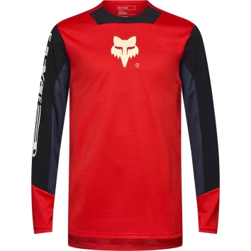 DEFEND LS JERSEY ELEVATED [FLO RED]