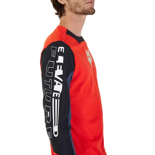 DEFEND LS JERSEY ELEVATED [FLO RED]