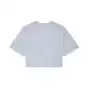 W WORDMARK OS CROP TEE [PL BLU]