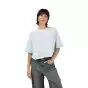 W WORDMARK OS CROP TEE [PL BLU]