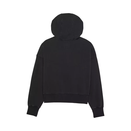 W WORDMARK OVERSIZED FLEECE PO [BLK]
