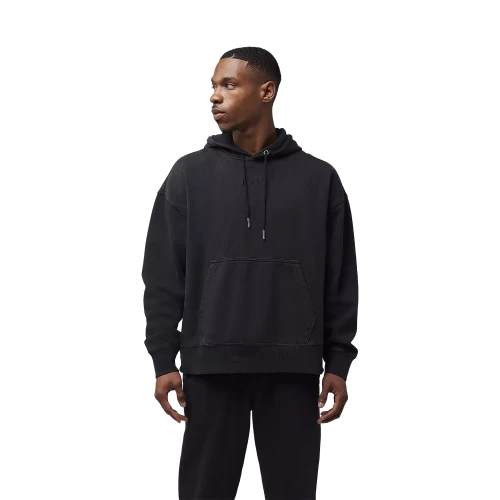 WORDMARK OVERSIZED FLEECE PO [BLK]