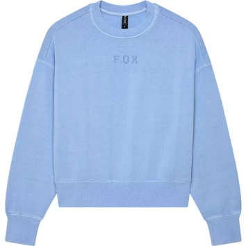 W WORDMARK OV FLEECE CREW [CAS BLU]