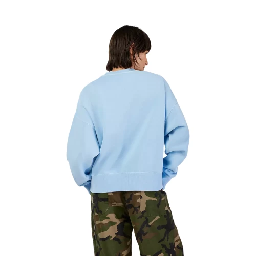 W WORDMARK OV FLEECE CREW [CAS BLU]