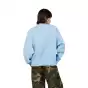 W WORDMARK OV FLEECE CREW [CAS BLU]