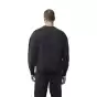 WORDMARK OVERSIZED FLEECE CREW [BLK]
