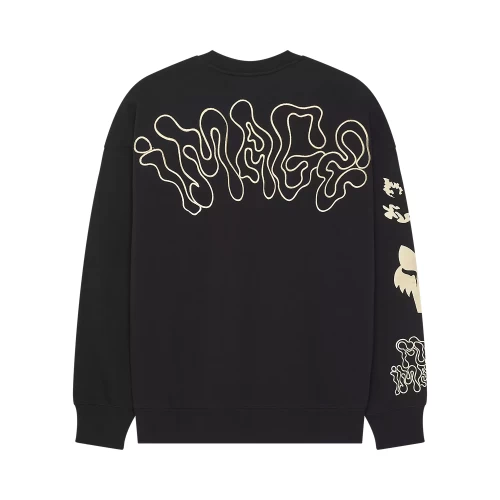 HELLO FUTURE OVERSIZED FLC CREW [BLK]