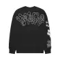 HELLO FUTURE OVERSIZED FLC CREW [BLK]