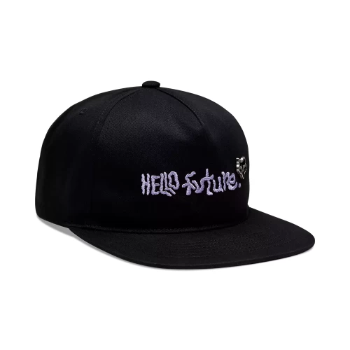 HELLO FUTURE SNAPBACK HAT [BLK]