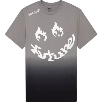 HELLO FOX SS PREM TEE [STL GRY]