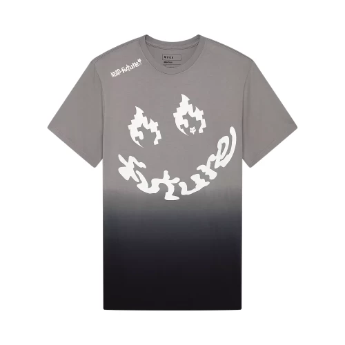 HELLO FOX SS PREM TEE [STL GRY]