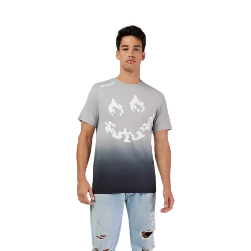 HELLO FOX SS PREM TEE [STL GRY]