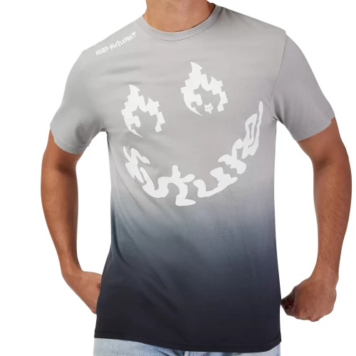 HELLO FOX SS PREM TEE [STL GRY]