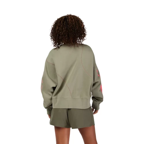 W ELEVATED OVERSIZED FLC CREW [ADB]