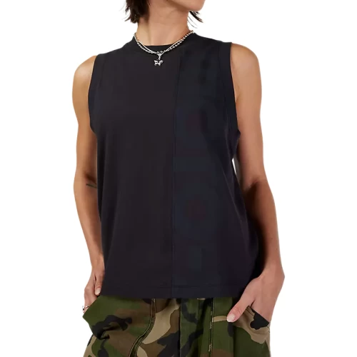 W MOTO-X BLOCKED TANK [BLK]