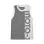 W MOTO-X BLOCKED TANK [WHT]