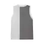 W MOTO-X BLOCKED TANK [WHT]