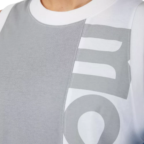 W MOTO-X BLOCKED TANK [WHT]
