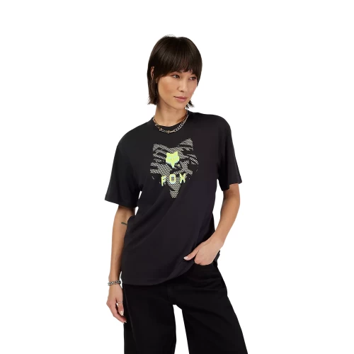 W ELEVATED SS TEE [BLK]